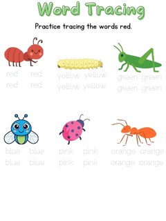 Word Tracing Word Tracing